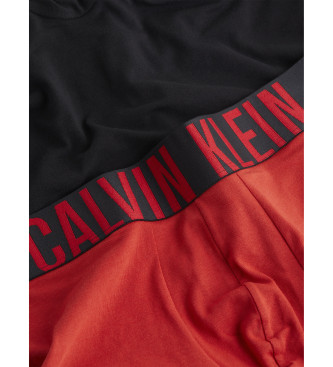 Calvin Klein 3er-Pack Boxershorts schwarz, grau, rot