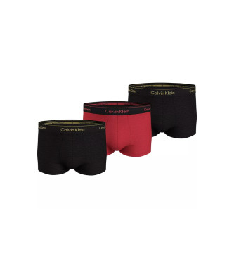 Calvin Klein Pack of 3 boxers red, black