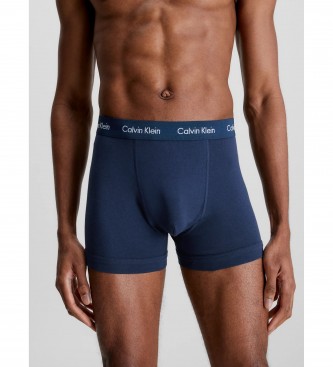 Calvin Klein Pack 3 Cotton Stretch boxer shorts blue, black