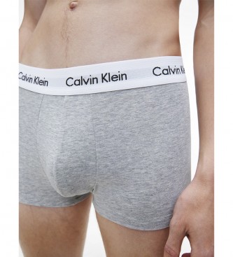 Calvin Klein Pack de 3 Boxers Trunk negro, blanco, gris