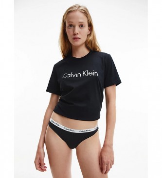 Calvin Klein Pacote de 3 fundos pretos de biquíni