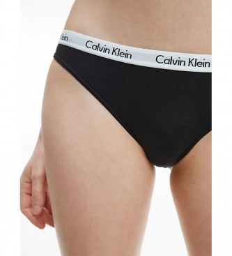 Calvin Klein Pack de 3 calcinhas clássicas Carrossel preto, branco