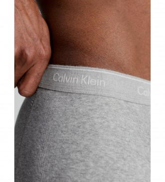 Calvin Klein Lot de 3 caleçons gris, blanc, noir