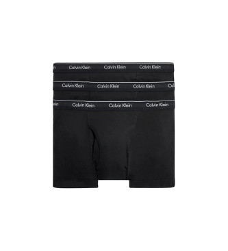 Calvin Klein Paket 3 bombažnih bokseric Cotton Classics črne barve
