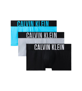 Calvin Klein 3er-Pack Intense Power Low Rise Boxershorts blau, wei, schwarz