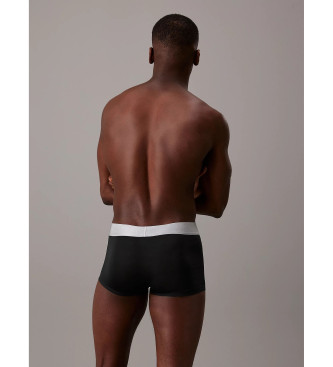 Pack of 3 Steel Micro low rise tight boxers black