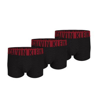 Calvin Klein Frpackning med 3 Intense Power tighta boxershorts svart