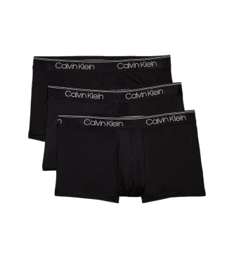 Calvin Klein 3-pack Micro Stretch laag uitgesneden boxers zwart