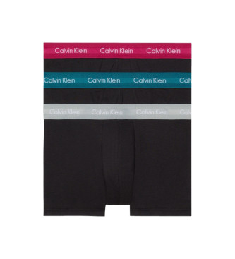 Calvin Klein Pack De 3 Bxers De Tiro Bajo negro