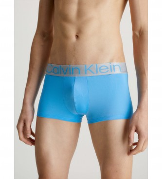 Calvin Klein Pack Of 3 Low Rise Boxer Shorts - Steel Micro blue, grey
