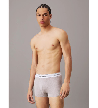 Calvin Klein Pack de 3 boxers de algodo moderno branco, cinzento, preto