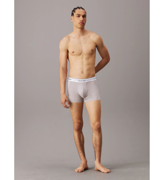 Calvin Klein Pack de 3 boxers de algodo moderno branco, cinzento, preto