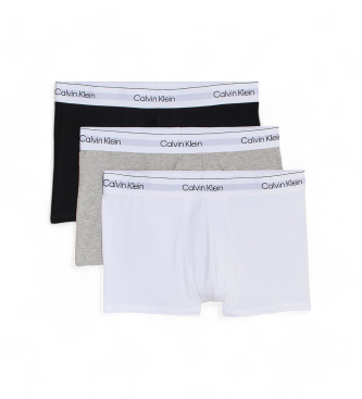 Calvin Klein Confezione da 3 boxer Modern Cotton bianchi, neri, grigi