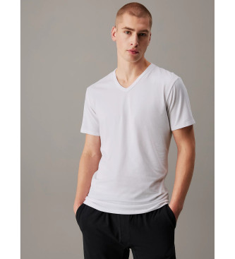 Calvin Klein Pakke med 3 V-hals T-shirts hvid, gr, sort