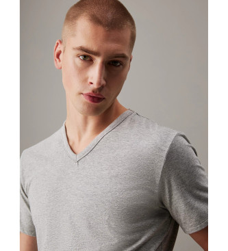 Calvin Klein Frpackning med 3 V-ringade T-shirts vit, gr, svart