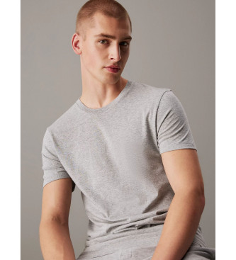 Calvin Klein Frpackning med 3 t-shirts med rund halsringning svart, gr, vit