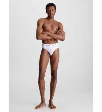 Calvin Klein Pakke med 3 bomuldstrusser i stretch rd, hvid, navy
