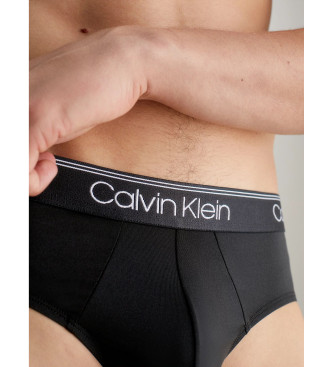 Calvin Klein Conjunto de 3 cuecas Micro Stretch Wicking pretas