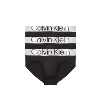 Calvin Klein Pacote de 3 dossiers negros