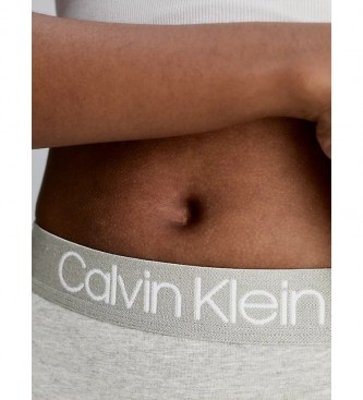 Calvin Klein Pacote de 3 Tangas de tiro alto Branco, Cinza, Preto
