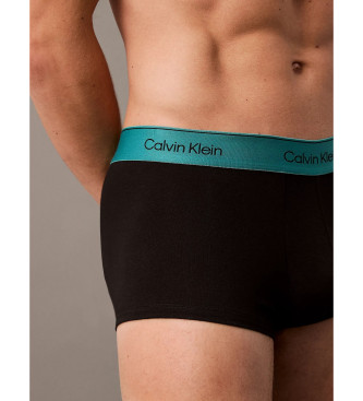 Calvin Klein Set van 5 zwarte Icon Pride boxershorts met lage taille 