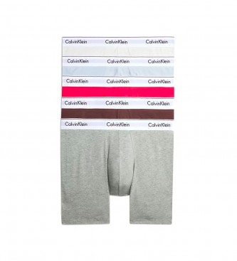 Calvin Klein Confezione Da 5 Boxer Lunghi Multicolor
