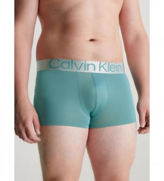 Calvin Klein Confezione da tre boxer bordeaux, verdi e turchesi a vita bassa