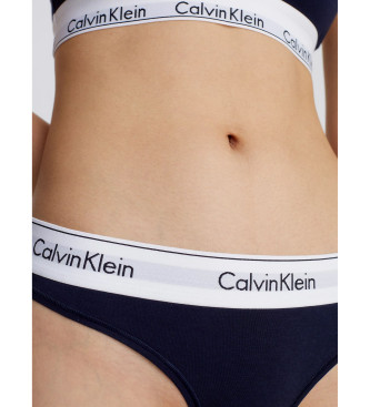 Calvin Klein Pacote de soutien e cueca fio dental Modern navy