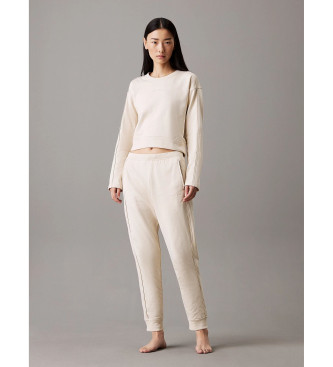 Calvin Klein Beige tracksuit bottoms for home wear