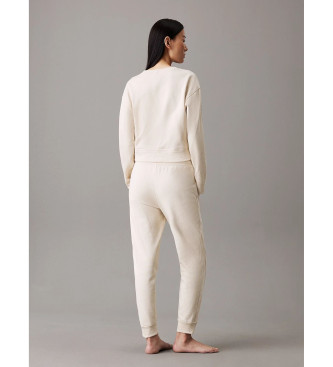 Calvin Klein Beige tracksuit bottoms for home wear