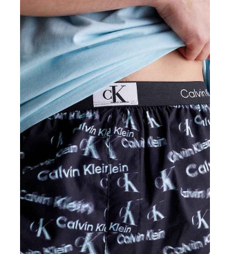 Calvin Klein Pyjamabroek CK96 marine, blauw