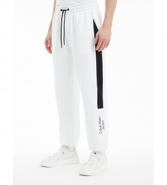 Calvin Klein Jeans Zložene hlače Colorblock Hwk white