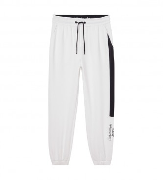Calvin Klein Jeans Stacked Colorblock Hwk Pants white