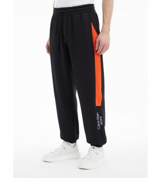 Calvin Klein Jeans Stacked Colorblock Hwk trousers black