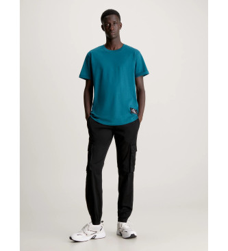 Calvin Klein Zwart gewassen skinny cargo broek