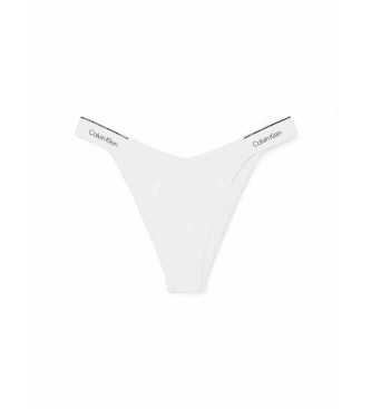Calvin Klein Delta spodnji del bikinija bele barve 