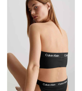 Calvin Klein Calcinha atrevida High Rise preta