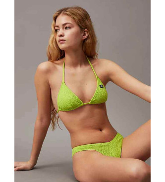 Calvin Klein Lime triangle bikini top