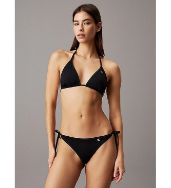 Calvin Klein Parte de arriba de bikini de tringulo negro