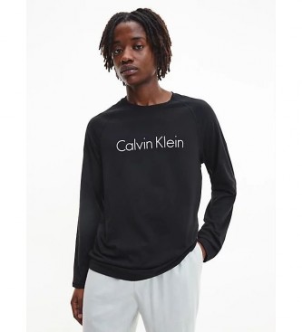 Calvin Klein Pyjama Set preto, cinzento