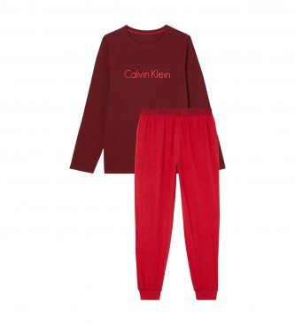 Calvin Klein Pijama Set rojo