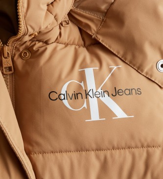 Calvin Klein Jeans Plumón Mw Monologo beige