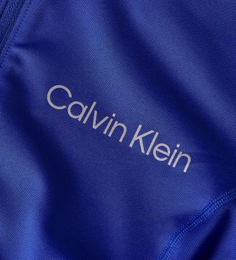 Calvin Klein Top azul técnico de manga comprida