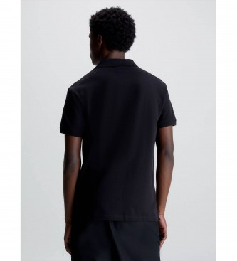 Calvin Klein Polo con nastro logato nero