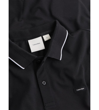 Calvin Klein Polo de piqu negro