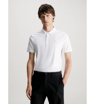 Calvin Klein Polo Slim wei