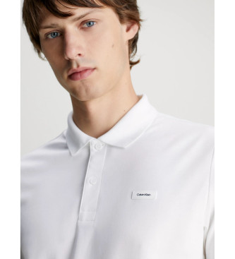 Calvin Klein Polo Slim wei