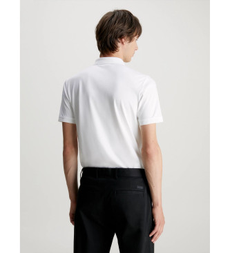 Calvin Klein Polo Slim wei