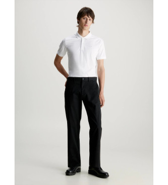 Calvin Klein Polo Slim wei