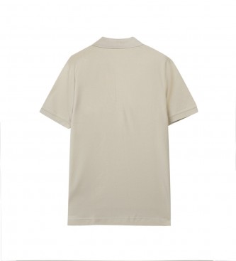 Calvin Klein Beige Slim Pique Polo Shirt